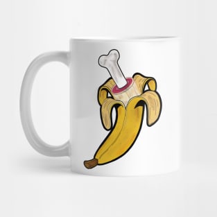 Die zwei Gesichter der Banane Mug